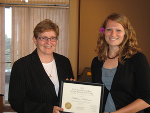 Pam Jester and Katie Henderson '12