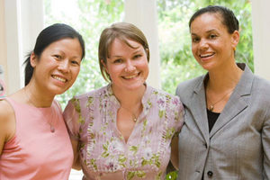 Linda Tam, Lindsay Harris and Tirien Steinbach