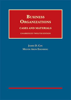 Business Organizations, Cases and Materials