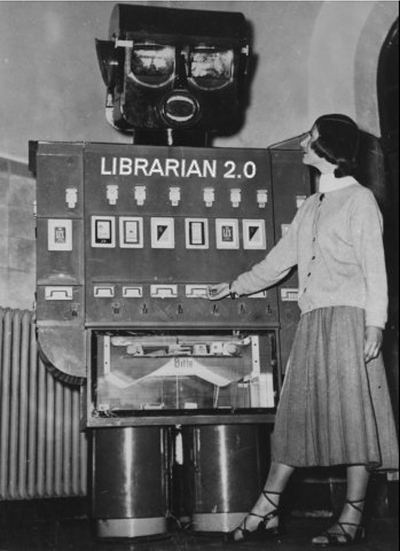 Librarian 2.0 robot, photo: Fernando Gabriel Gutiérrez
