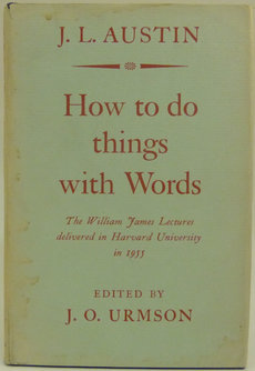 book jacket for: How To Do Things with Words