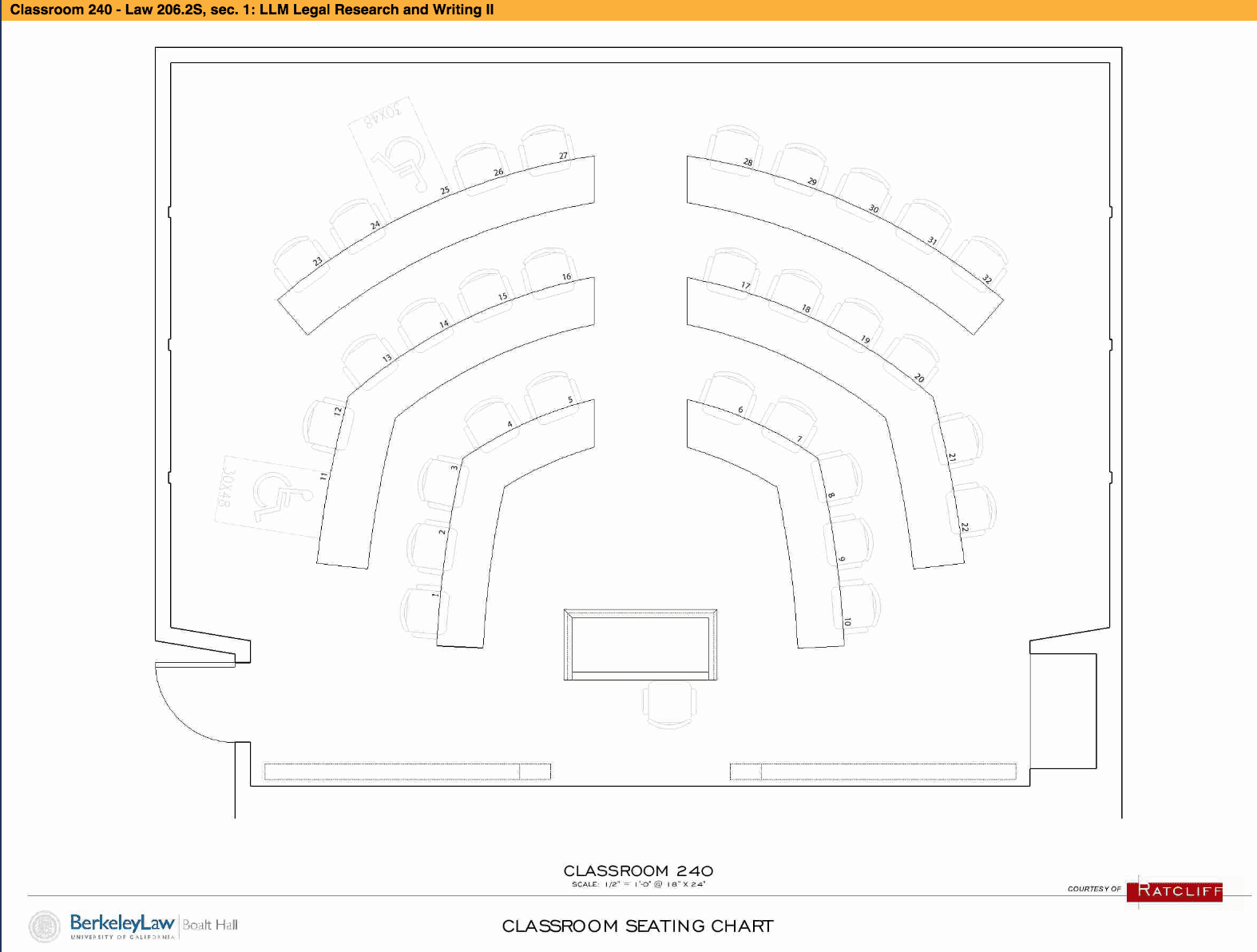 Berkeley Seating Chart