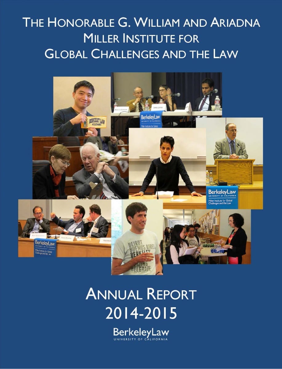 miller inst annual report 2014-2015--cover page