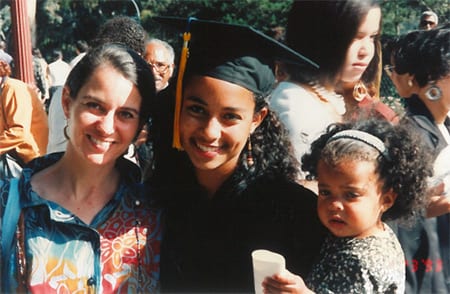 Leslie Stone and family