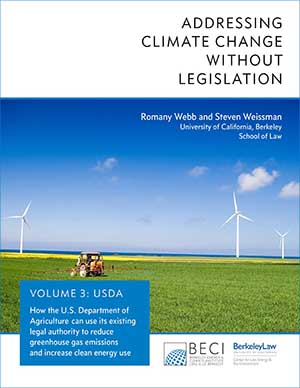 View Addressing Climate Change Without Legislation: Volume 3: USDA