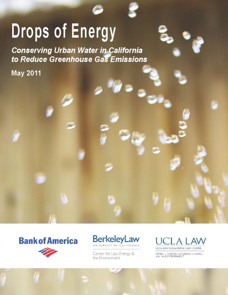 View Drops of Energy: Conserving Urban Water in California to Reduce Greenhouse Gas Emissions