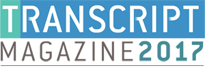 Transcript Magazine 2017 logo