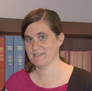 Photograph of former Robbins Fellow, Agnès Desmazières.