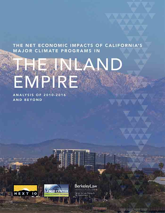 View The Net Economic Impacts of California’s Major Climate Programs in the Inland Empire
