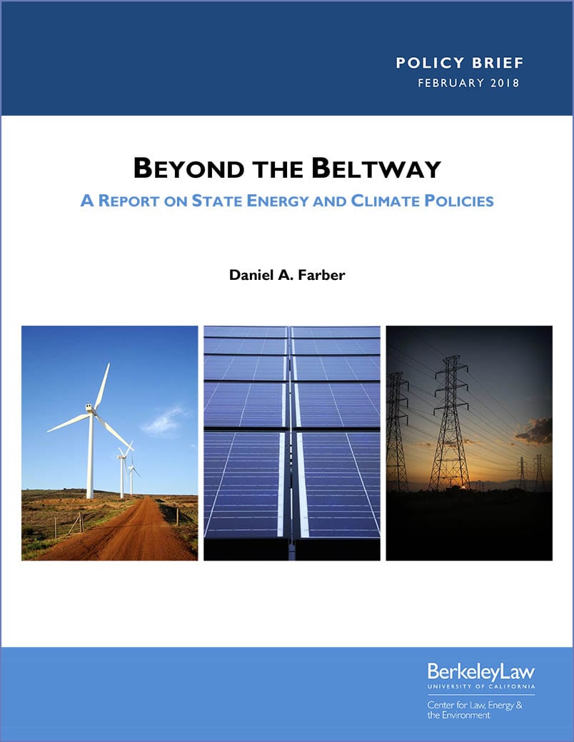 View BEYOND THE BELTWAY: A REPORT ON STATE ENERGY AND CLIMATE POLICIES