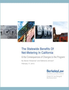 View The Statewide Benefits of Net-Metering in California & the Consequences of Changes to the Program