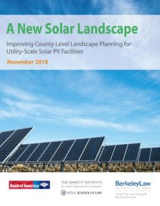 View A New Solar Landscape: Improving County-Level Landscape Planning for Utility-Scale Solar PV Facilities