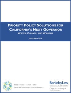 View Priority Policy Solutions for California's Next Governor