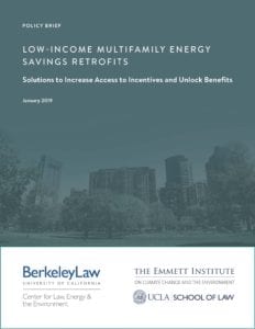 View Policy Brief: Low-Income Multifamily Energy Savings Retrofits: Solutions to Increase Access to Incentives and Unlock Benefits
