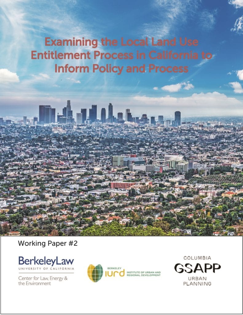 Examining California Land Use Entitlements Berkeley Law
