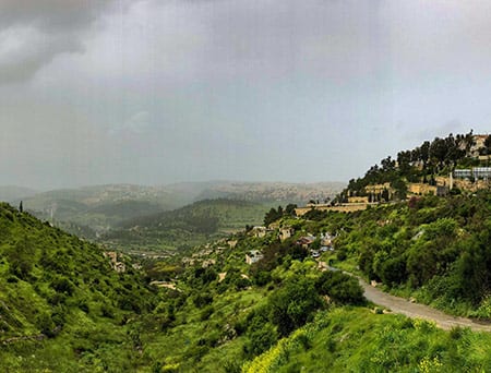 Destroyed Palestinian village of Lifta