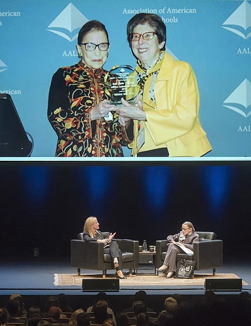 Ginsburg with photo of Kay