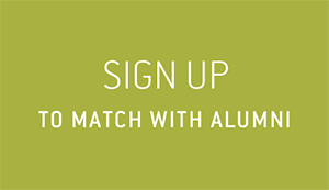 Match with Alumni signup button