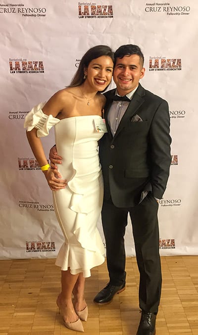 Karla Maradiaga '21 and Kevin Mejia.