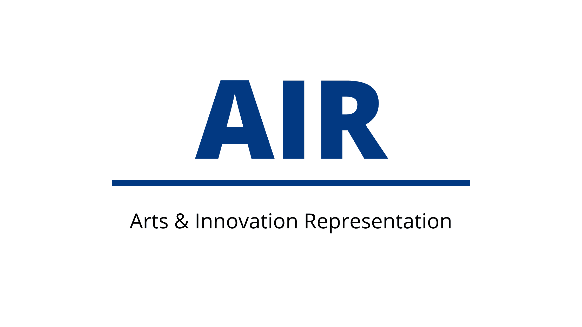 AIR (Arts & Innovation Representation) logo