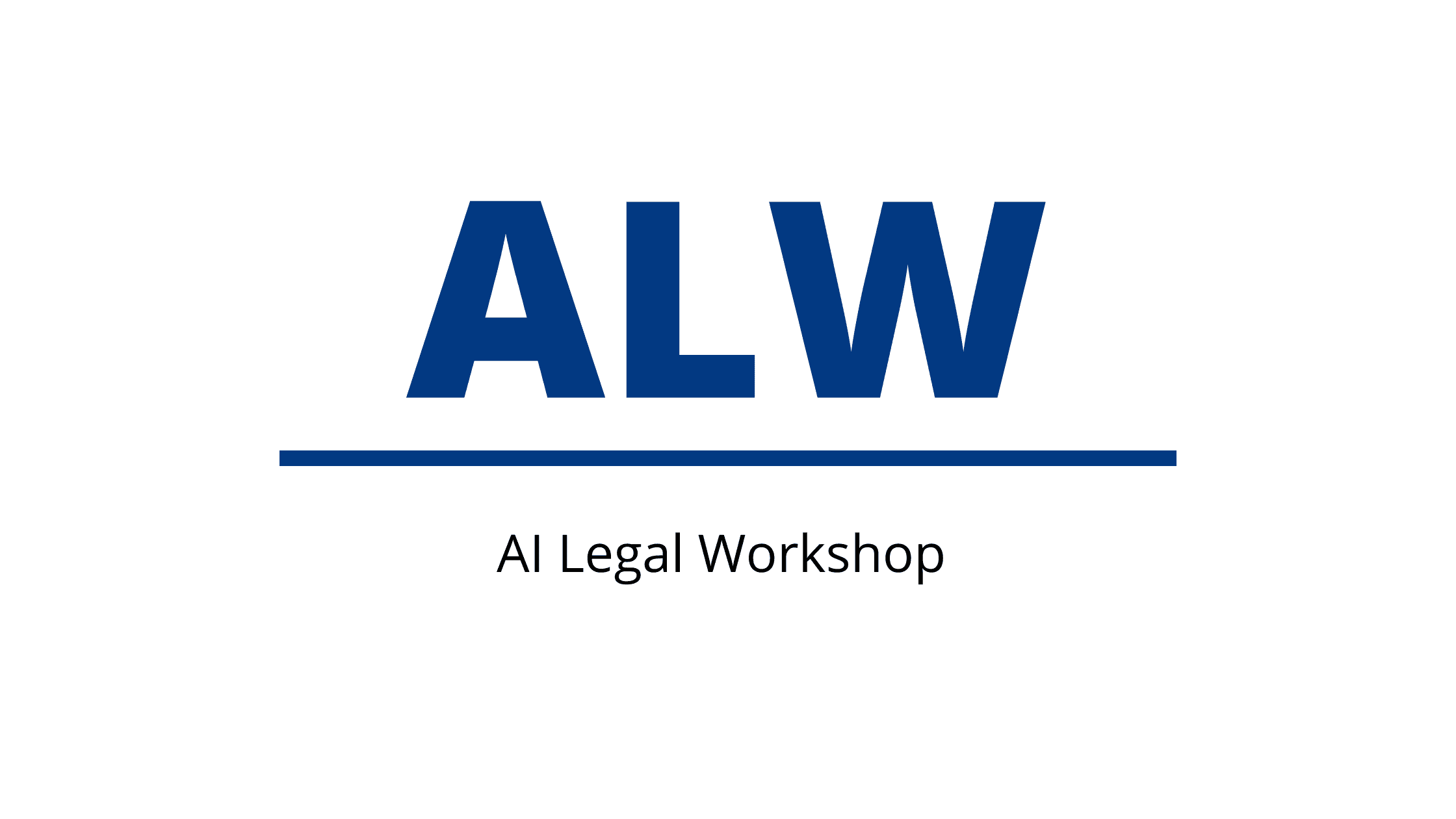 ALW (AI Legal Workshop) SLP Logo