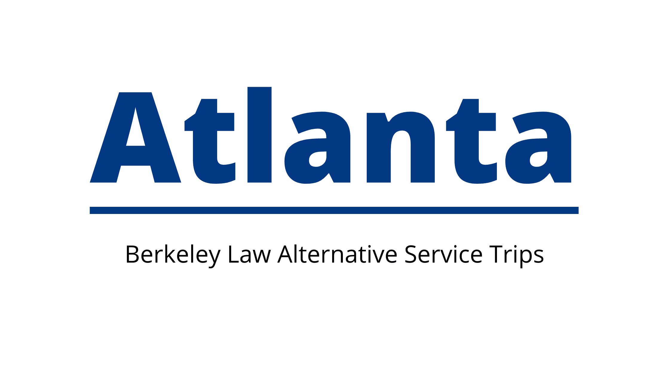 Atlanta Berkeley Law Alternative Service Trips Logo