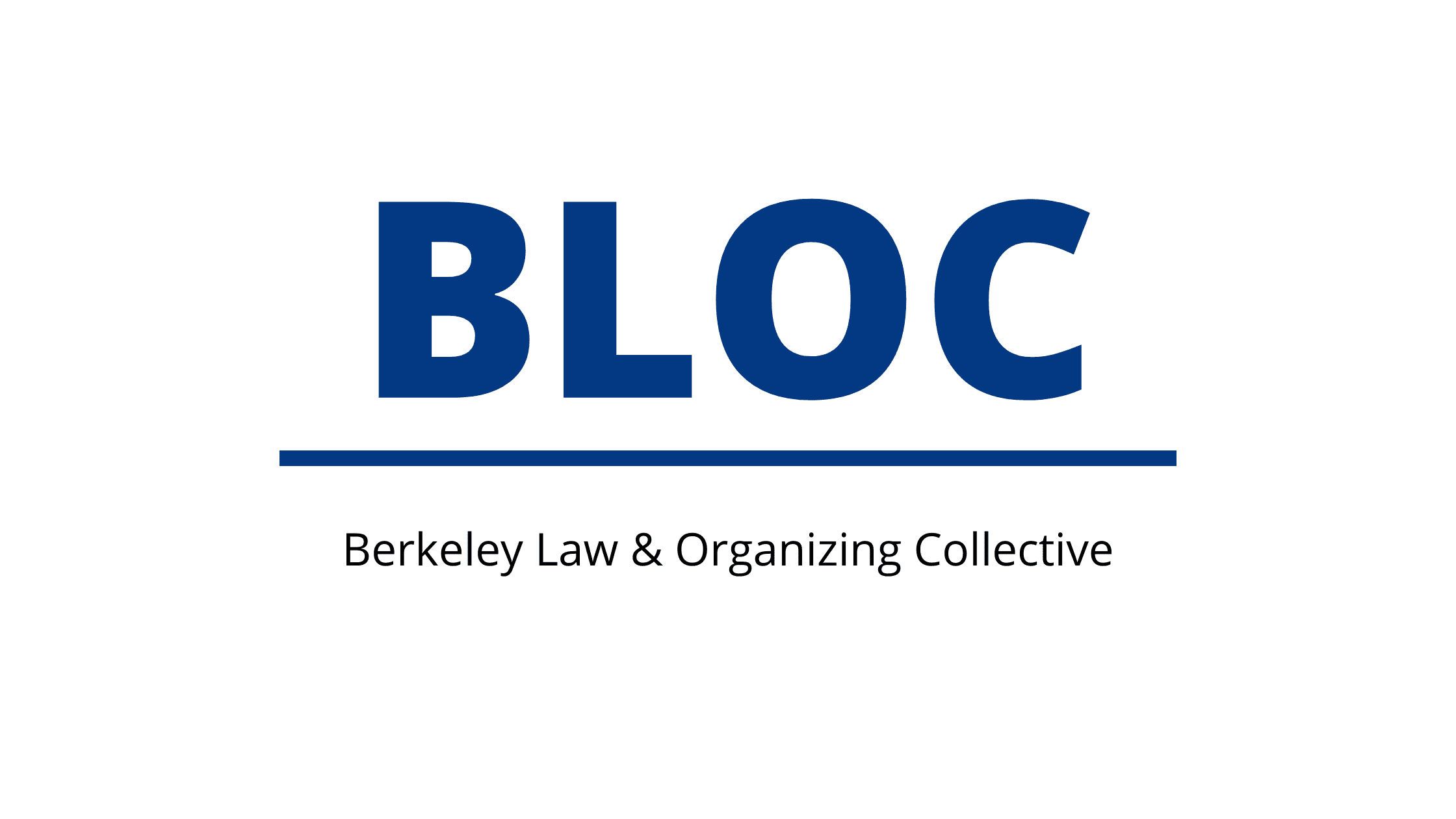 BLOC (Berkeley Law & Organizing Collective) SLP Logo