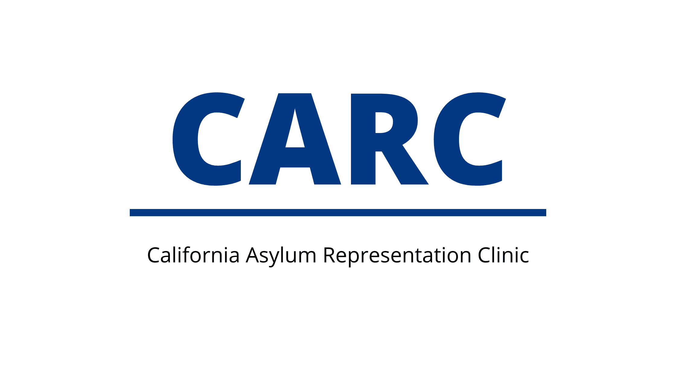 CARC (California Asylum Representation Clinic) SLP Logo