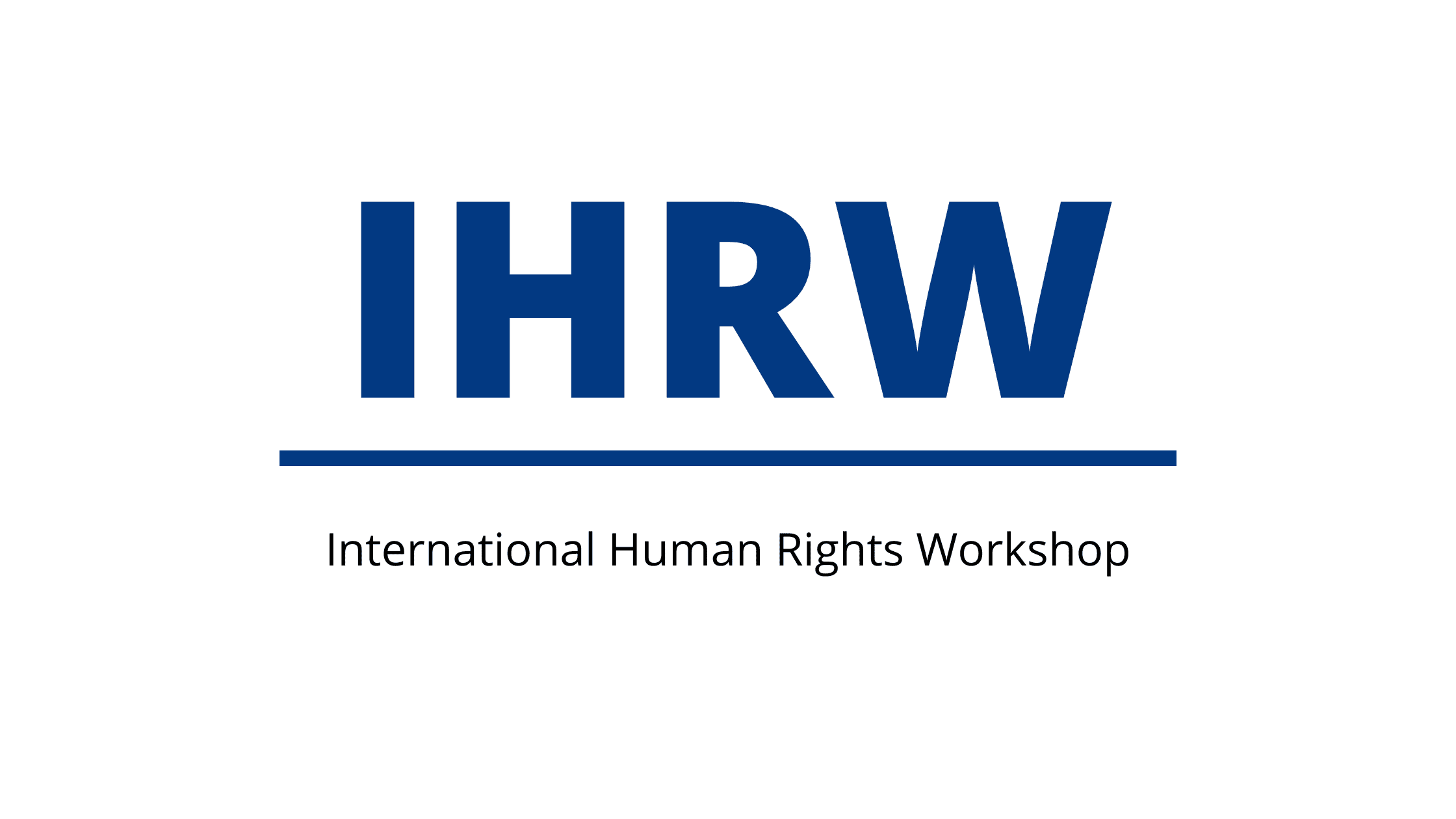 IHRW (International Human Rights Workshop) SLP Project Logo