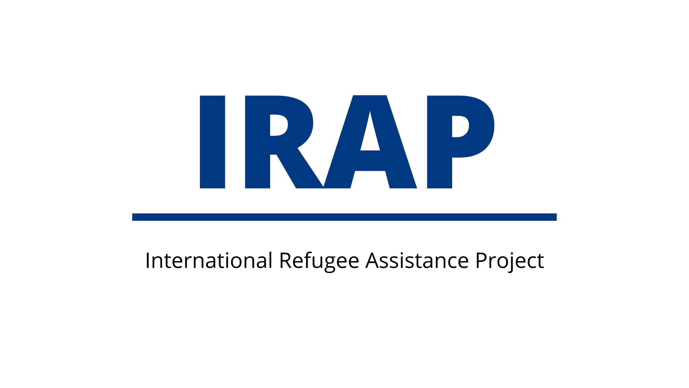 IRAP (International Refugee Assistance Project) SLP Logo