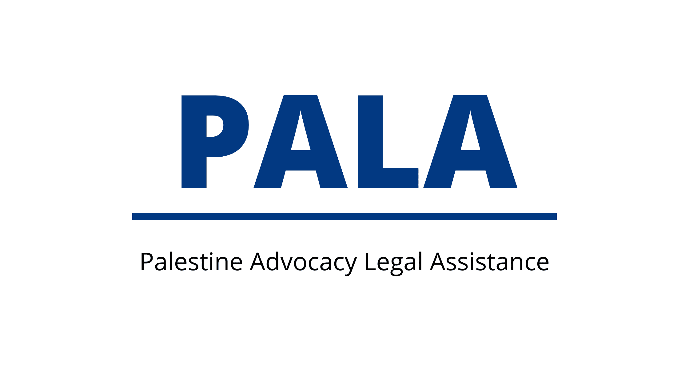 PALA (Palestine Advocacy Legal Assistance) SLP Logo