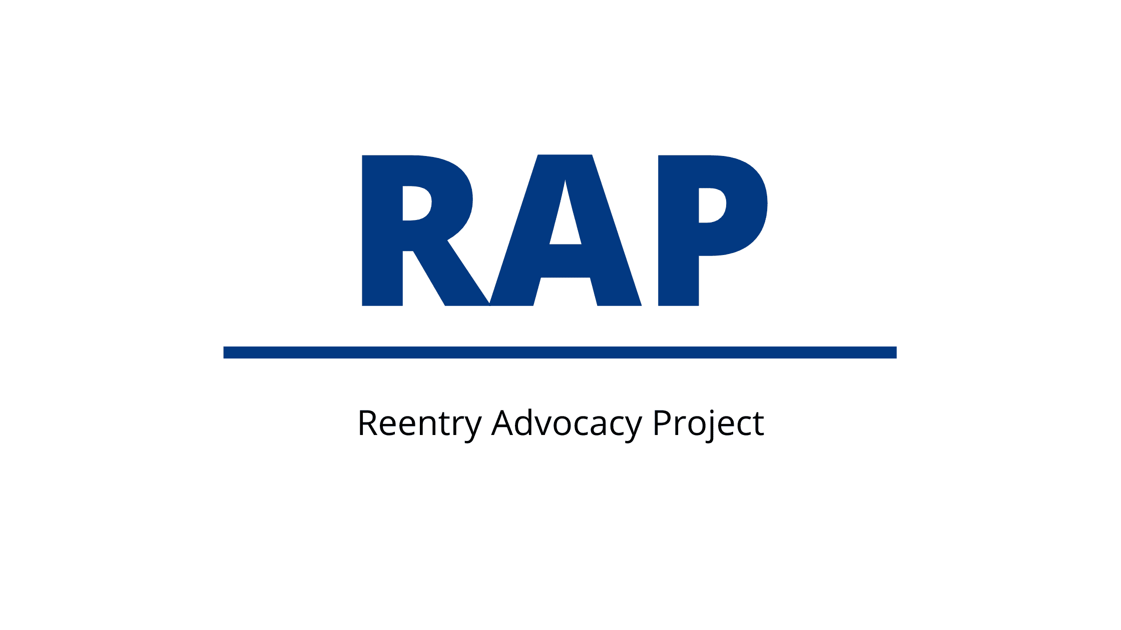 RAP (Reentry Advocacy Project) SLP Logo