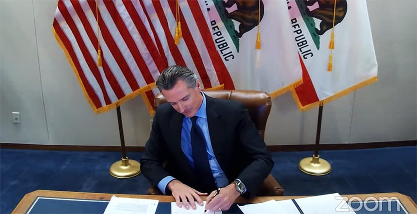 Newsom Signing