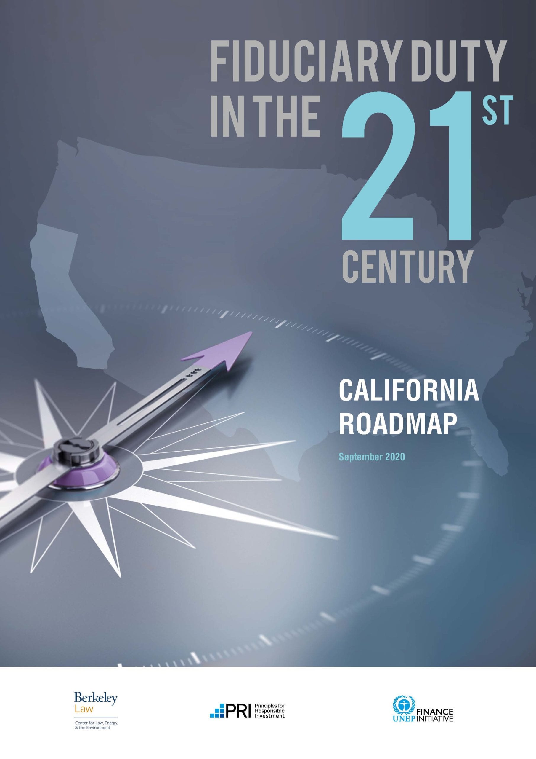 California Roadmap cover with dial illustration. Links to report PDF.