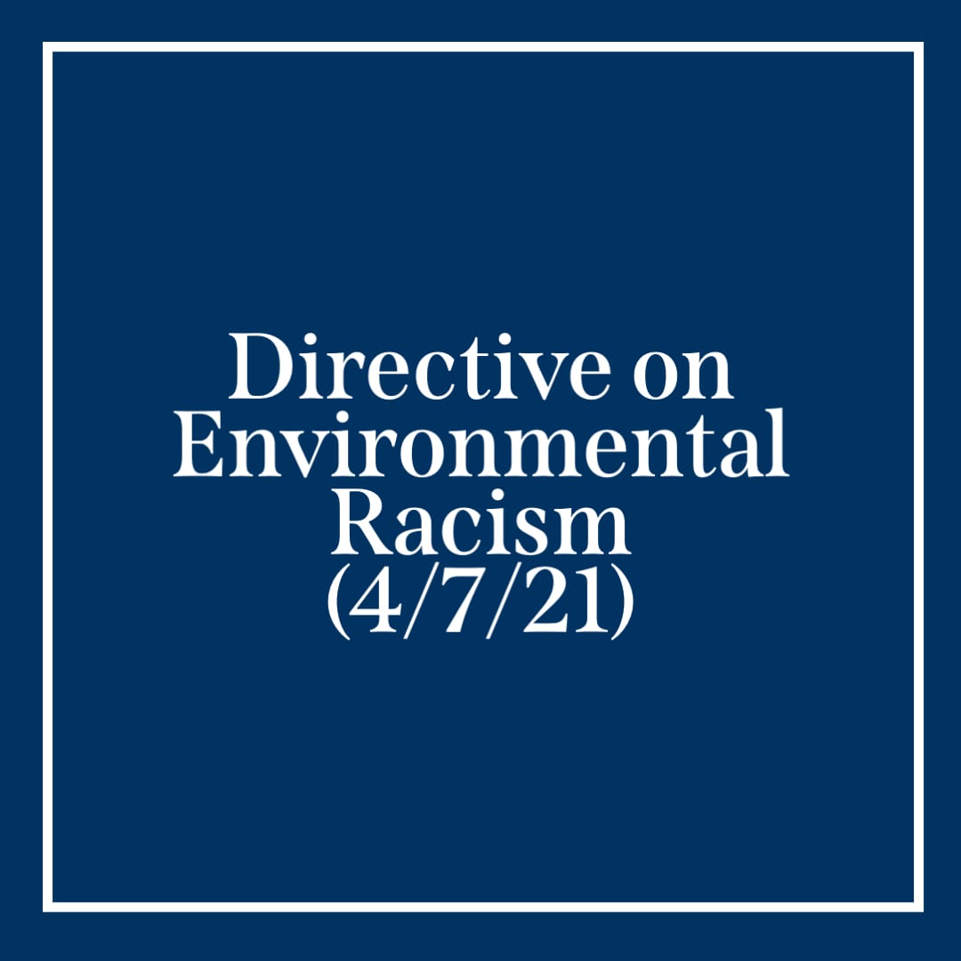 Directive on environmental racism