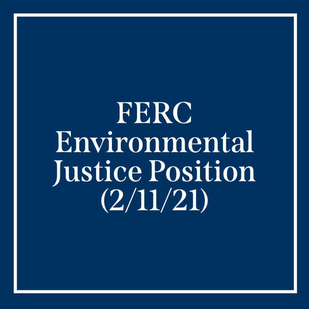 FERC environmental justice position