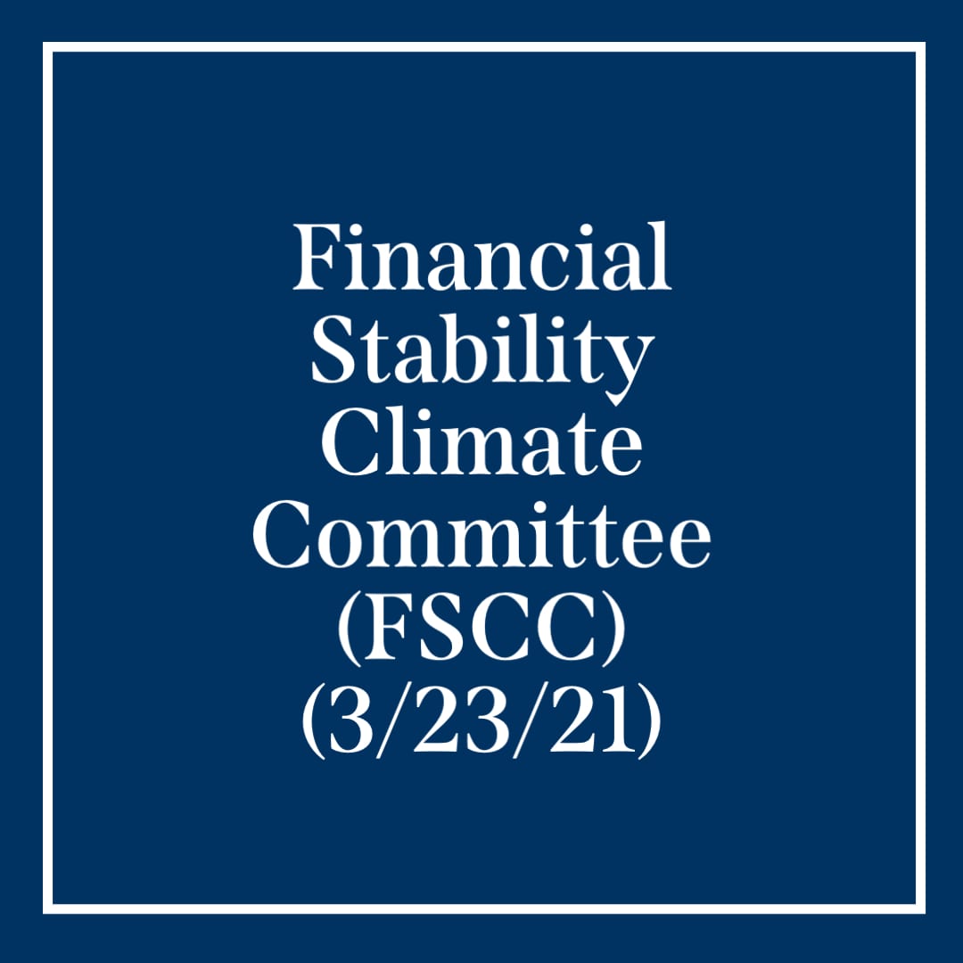 Financial stability climate committee