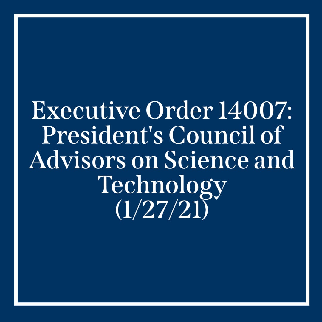 Executive order 14007
