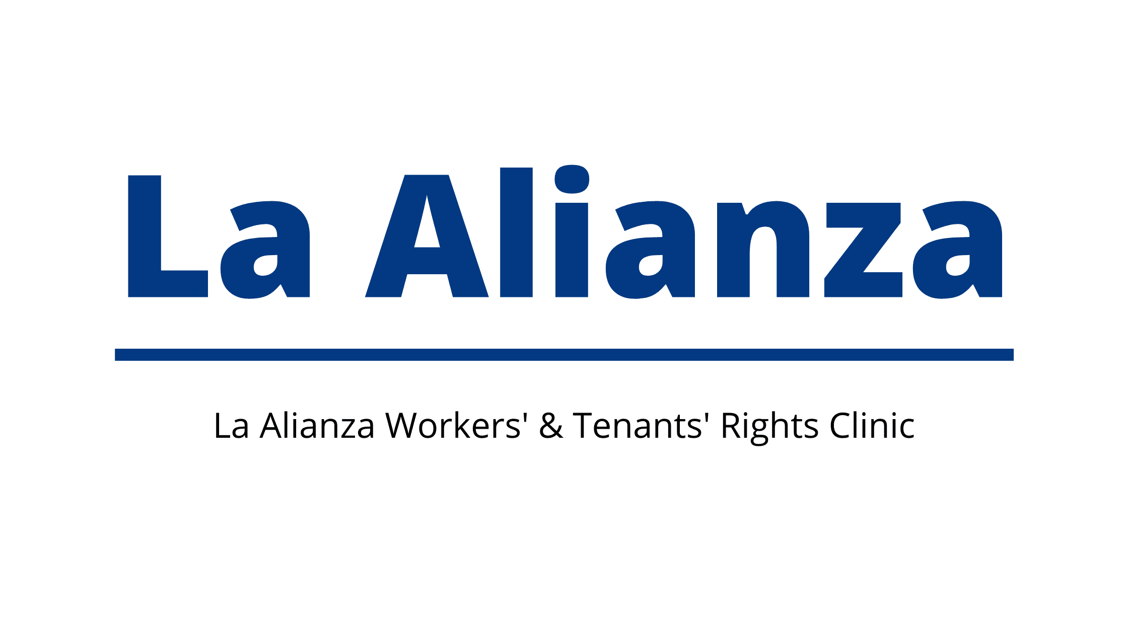 La Alianza - La Alianza Workers' & Tenants' Rights Clinic SLP logo