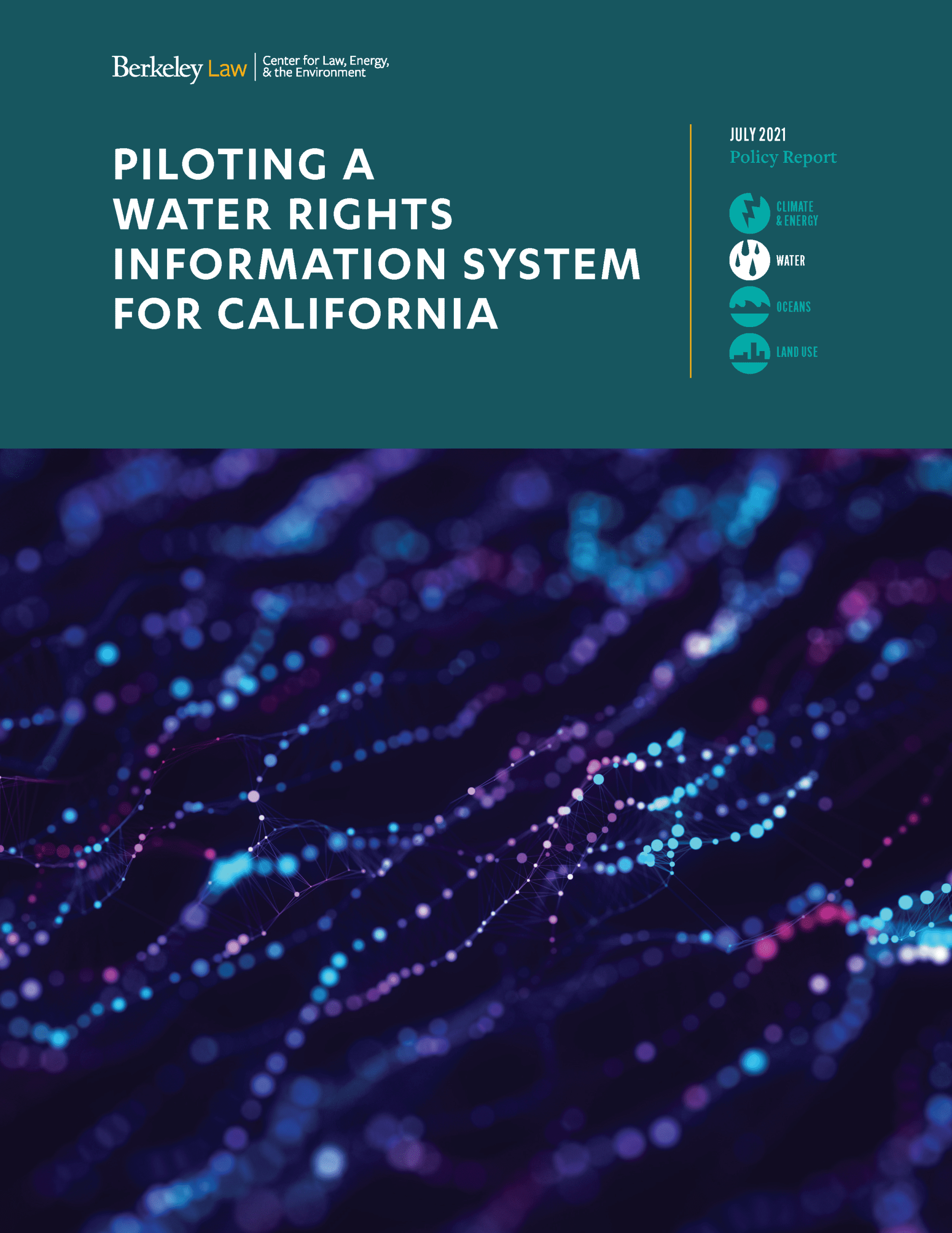 Piloting a Water Rights Information System for California report cover