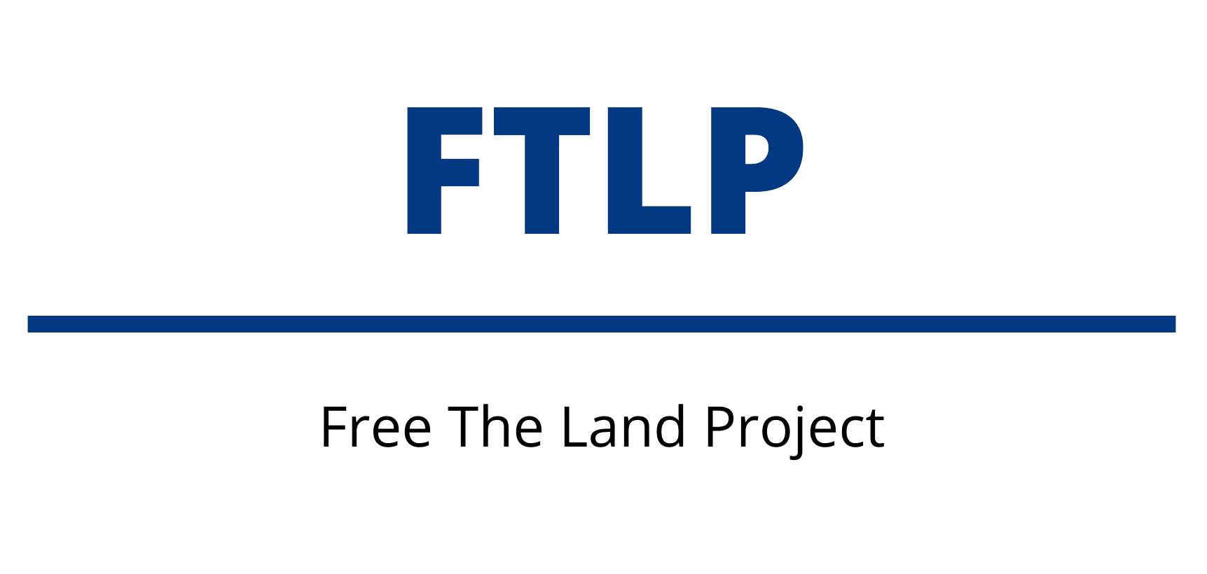 FTLP (Free The Land Project) SLP Logo