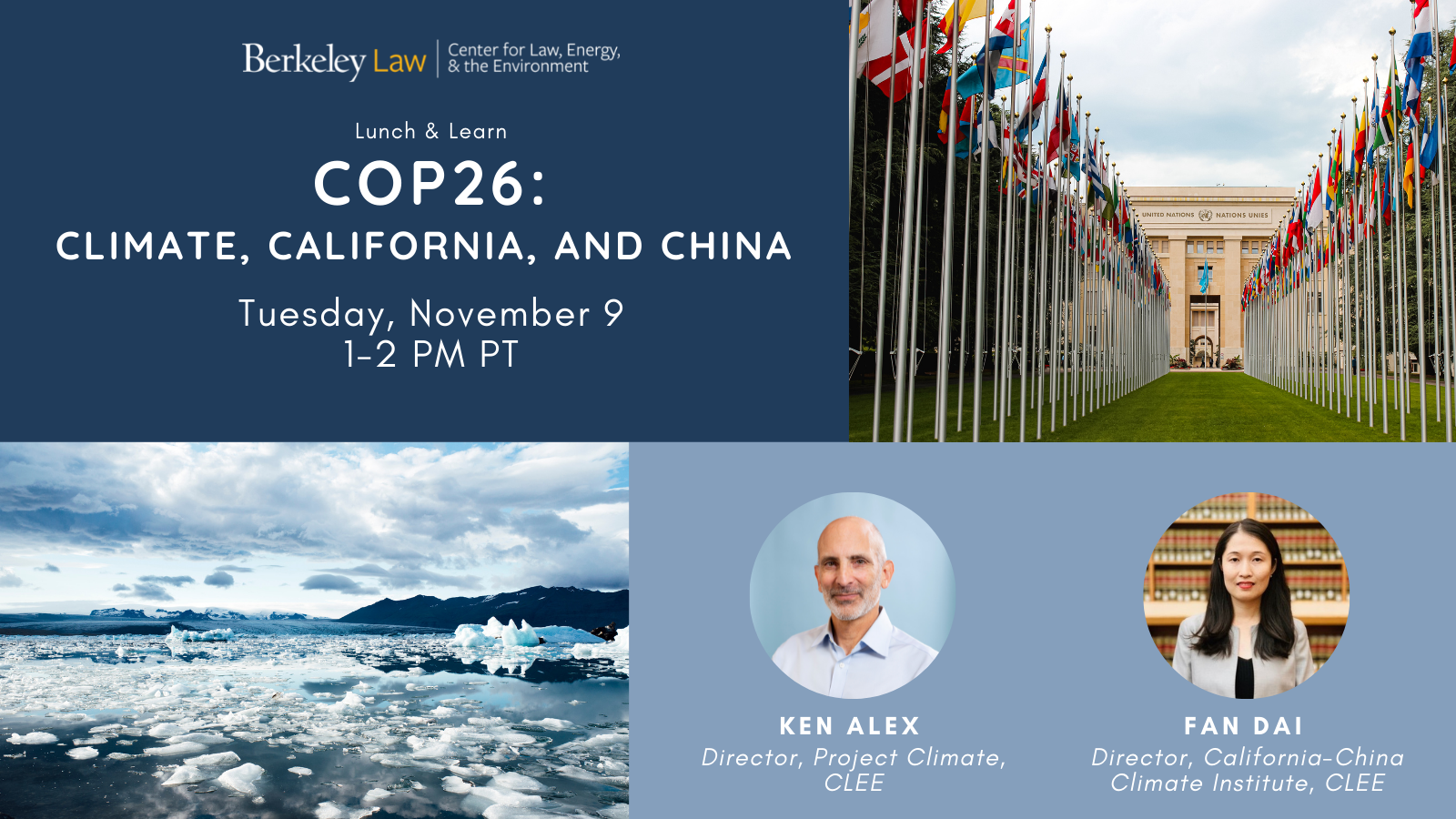 COP26 event flyer
