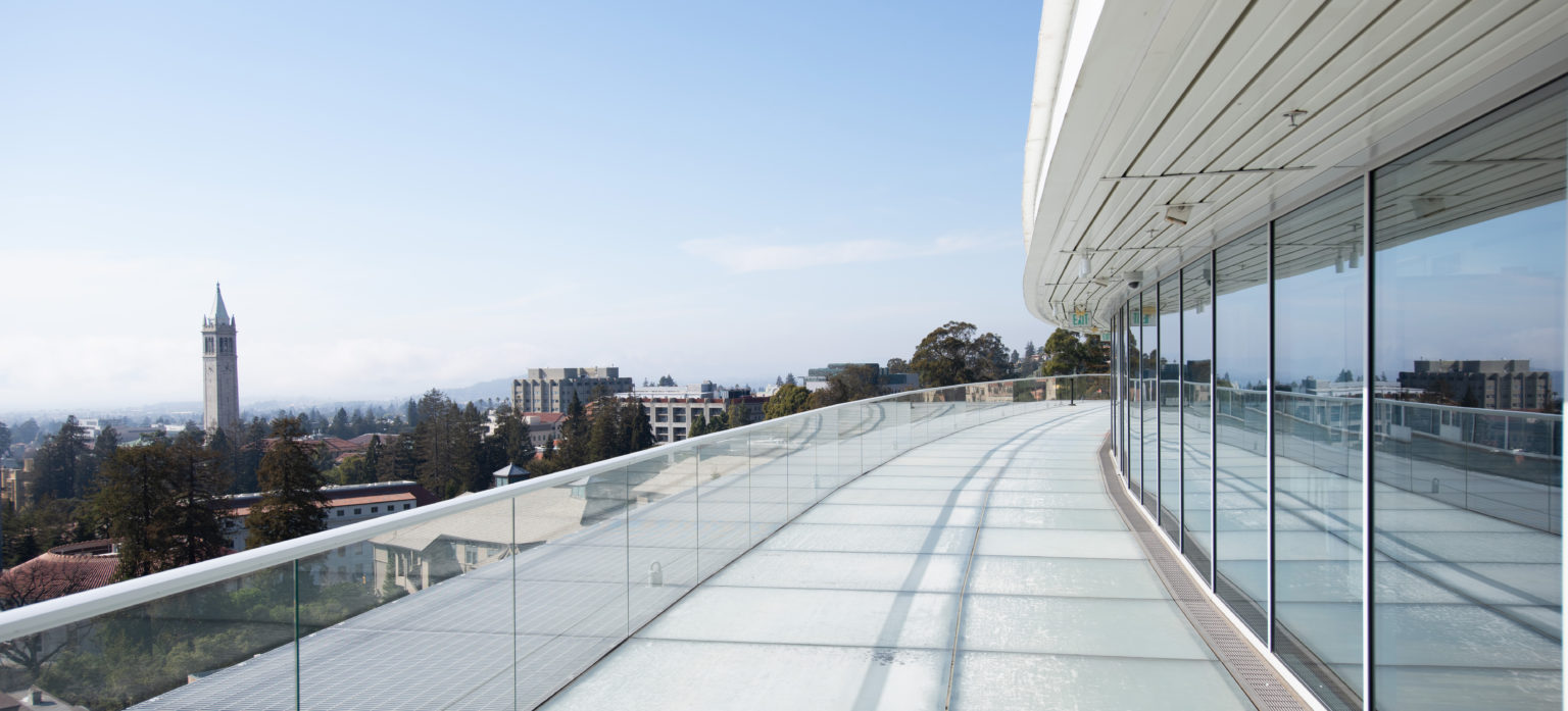 Skydeck balcony with campanile in background