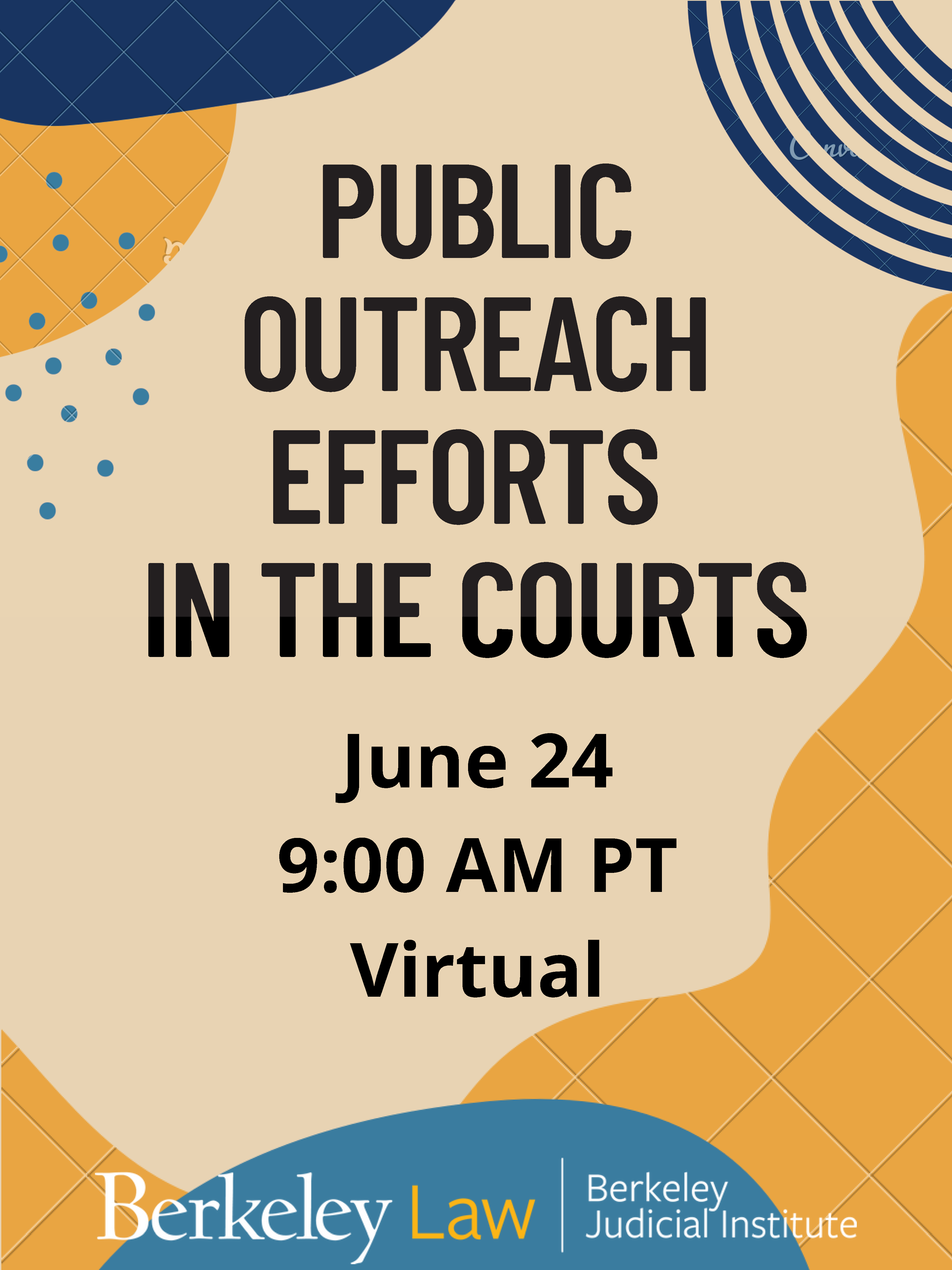 Public Outreach Efforts in the Courts flyer