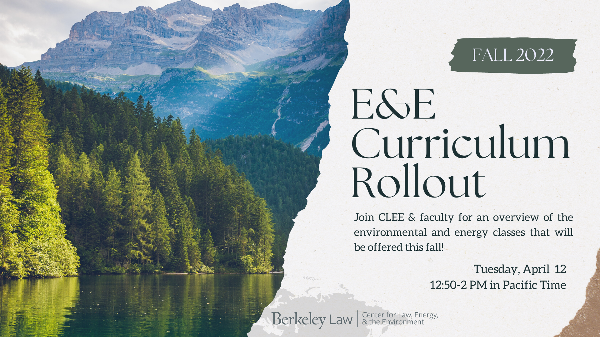 CLEE Curriculum rollout flyer