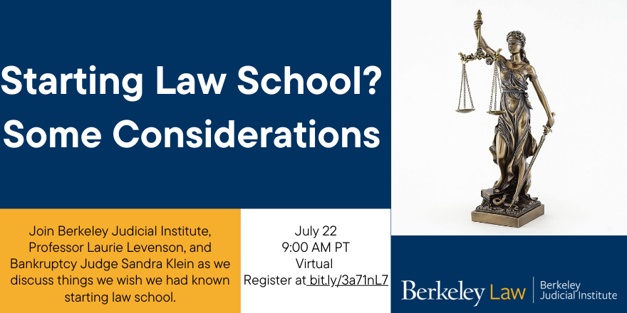 Starting Law School? Some Considerations.