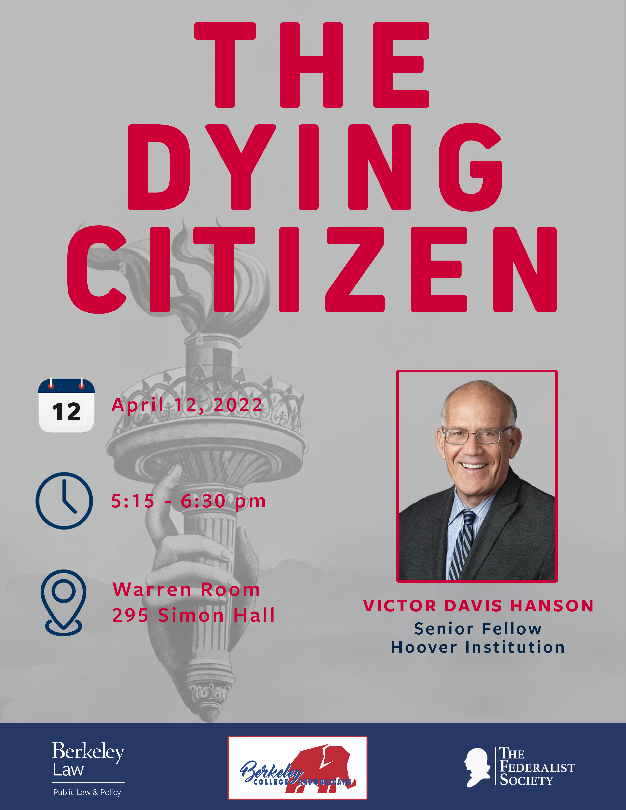 The Dying Citizen Event Flyer
