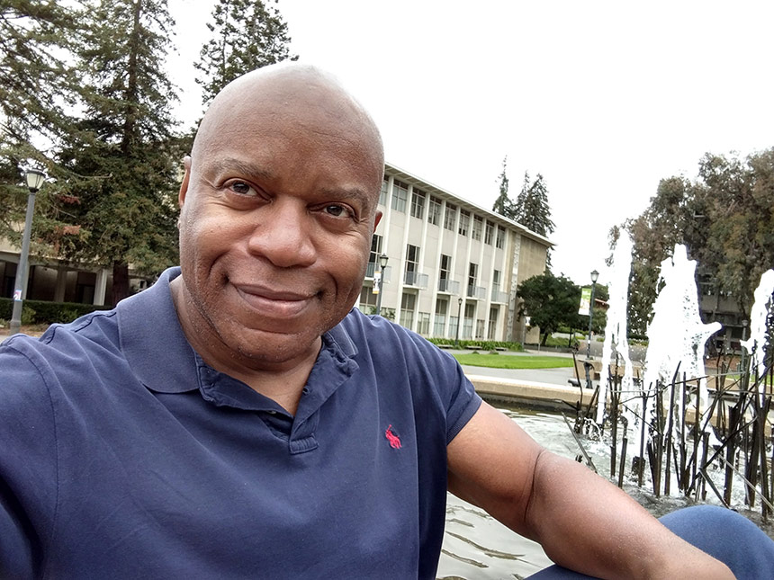Shenandoah Titus on Berkeley campus