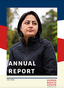 HRC annual report cover, links to annual report online