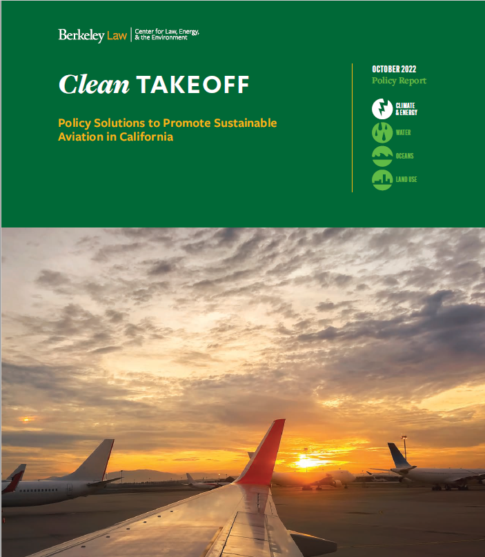 Report cover showing airplanes at an airport